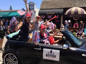 Paul Salata in the 2014 Balboa Island Parade